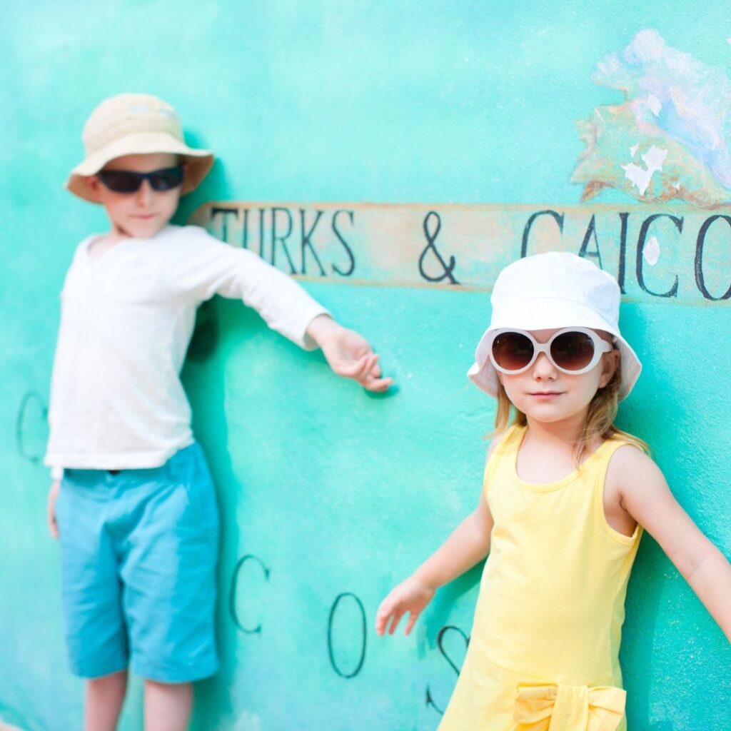 kids at Turks & Caicos